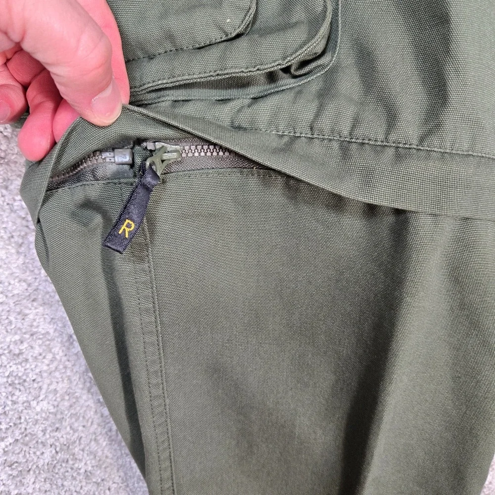 Boy Scouts Of America Pants Mens 32x28.5 Husky Green Convertible Uniform Cargo